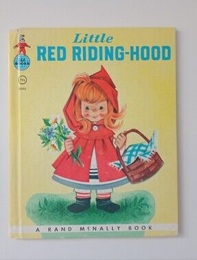 3/$20 Vintage 1958 Little Red Riding-Hood Rand McNally Book Anne Sellers Leaf